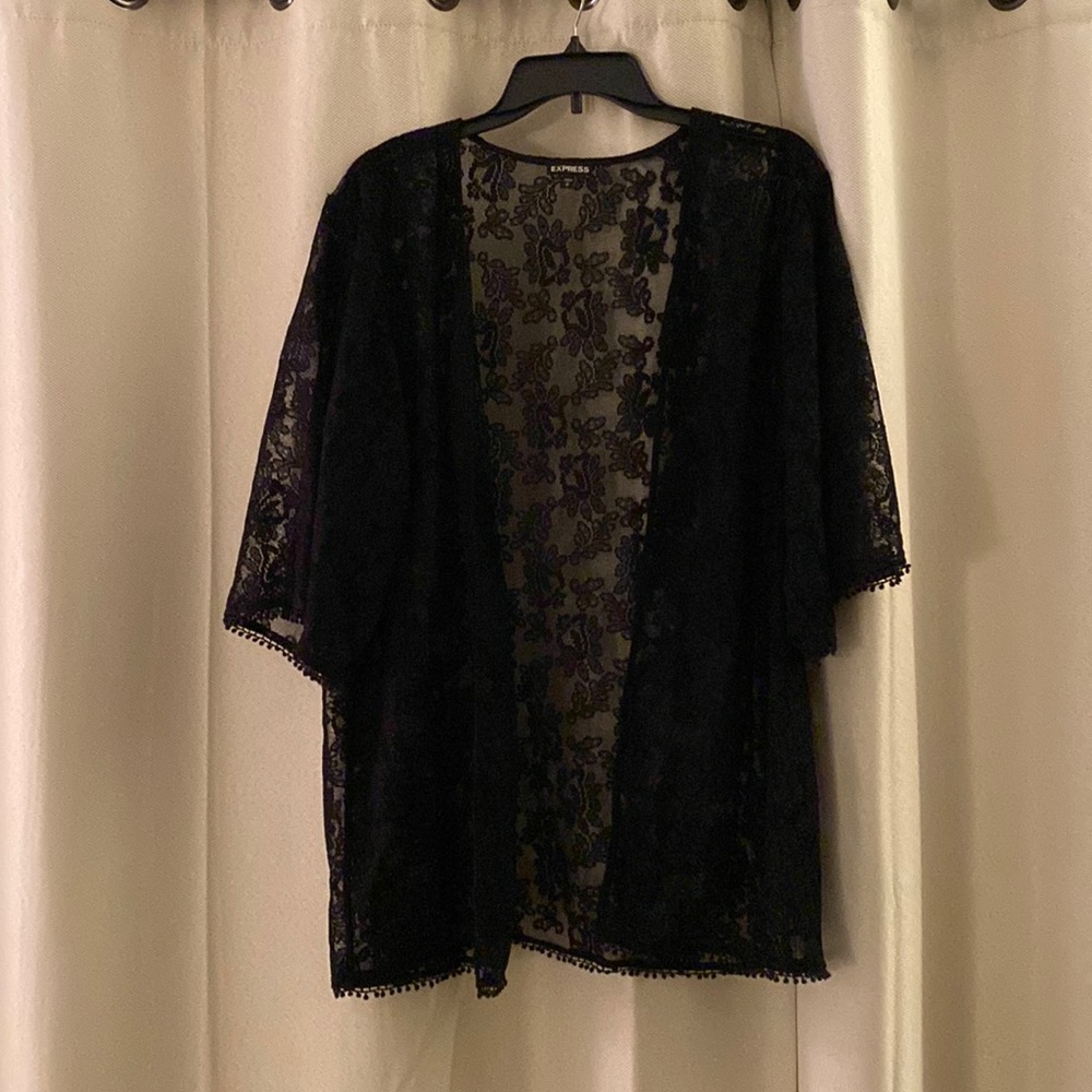 Express Lace Kimono Cover-up. Size Medium